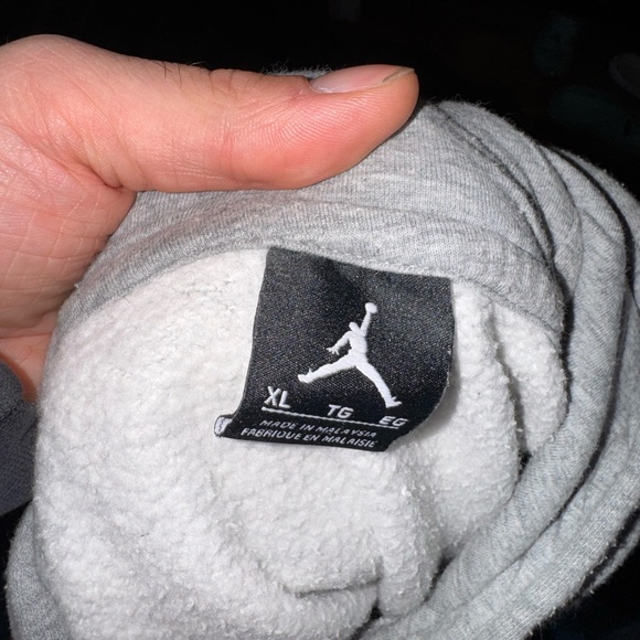 Gray Jordan Hoodie - Picture 2 of 2